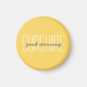 Guten Morgen Sonnenschein Zitat Typografie Zitat Magnet