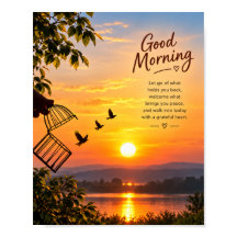 Guten Morgen – Umarme Frieden und lass los