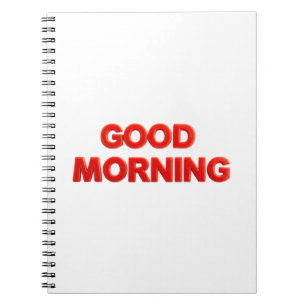 Guten Morgen Vibes Notizblock