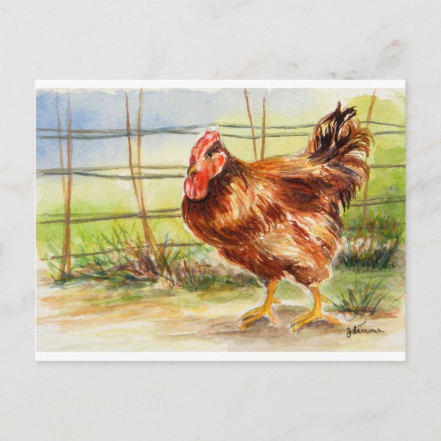 Guten Morgen von Julie Lemons.jpg Postkarte (Vorderseite)