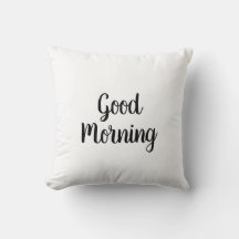 Guten Morgen Wurfkissen