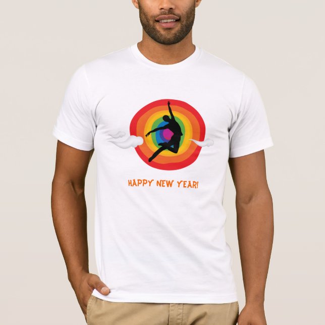 Guten Rutsch ins Neue Jahr! (für Homosexuelles) T-Shirt (Vorderseite)