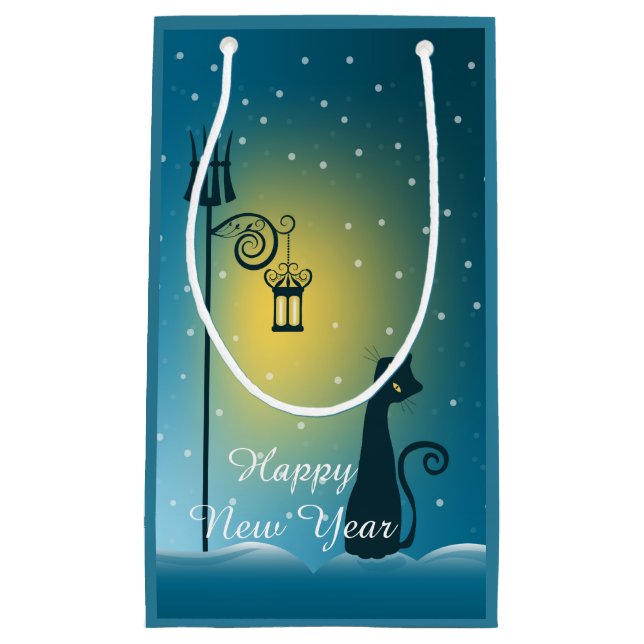 Guten Rutsch ins Neue Jahr-Geschenk-Tasche Kleine Geschenktüte (Vorderseite)