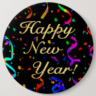"Guten Rutsch ins Neue Jahr! "kolossaler Button
