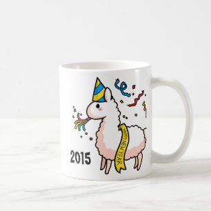 Guten Rutsch ins Neue Jahr-Lama Tasse
