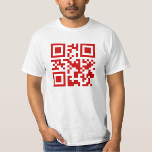 Guten Rutsch ins Neue Jahr! -- QR Code T-Shirt