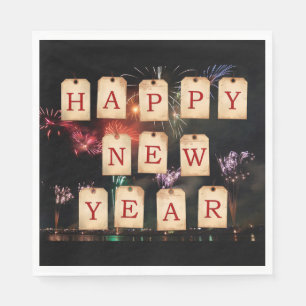 Guten Rutsch ins Neue Jahr Serviette