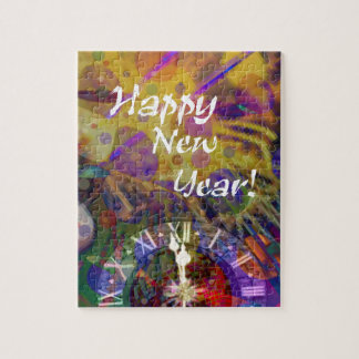 Guten Rutsch ins Neue Jahrfeier Puzzle