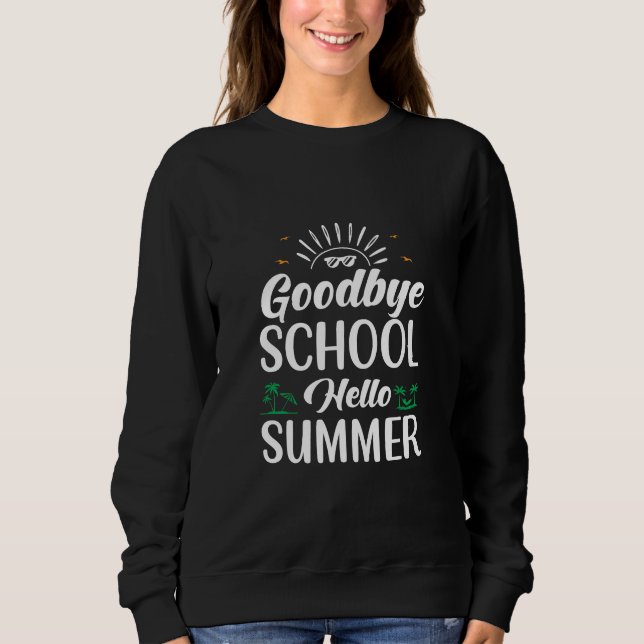 Guten Sommer, Sommerspass beginnt sie Sweatshirt (Vorderseite)