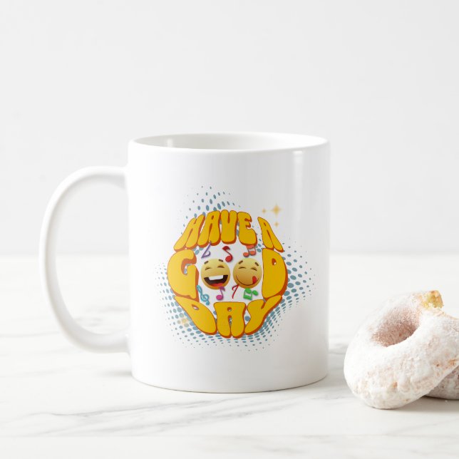 Guten Tag | 11# Klassische Tasse (Mit Donut)