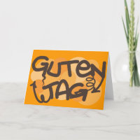 Guten Tag Deutsch im Graffiti-Stil