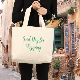 Guten Tag für Shopping Jumbo Stoffbeutel