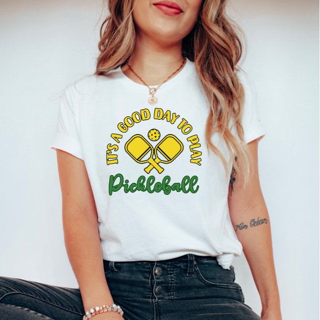 Guten Tag Pickleball spielen T-Shirt (Von Creator hochgeladen)