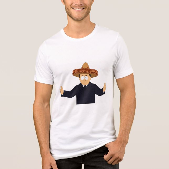 „Guten Tag!“ Tri-Blend Shirt (Vorderseite)