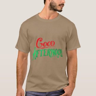 Guten Tag von Spirited Rot und Grün Grafik T-Shirt
