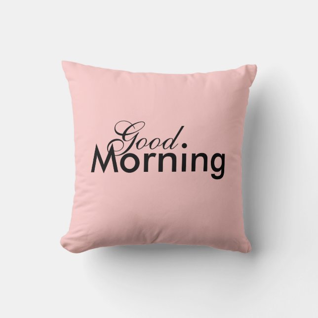 Gutenmorgen-/gute Nachtkissen Kissen (Vorderseite)
