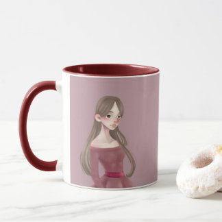 Gutenmorgen-Puppe Zwei-Ton Kaffee-Tasse Tasse