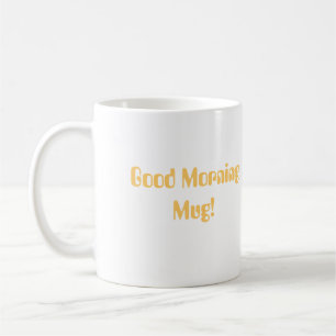 Gutenmorgen-Reiher-Sonnenaufgang-Tasse Tasse
