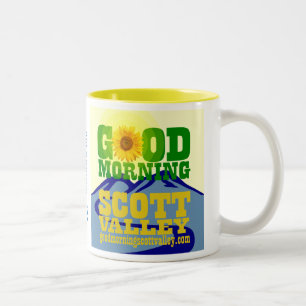 Gutenmorgen-Scott-Tal-Tasse Zweifarbige Tasse