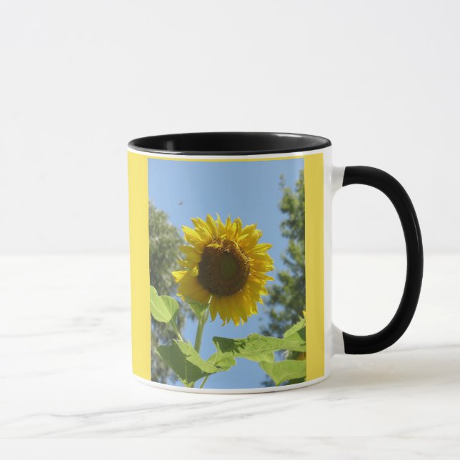 Gutenmorgen-Sonnenblume-Tasse Tasse (Rechts)