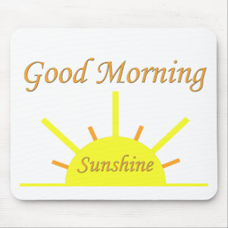 Gutenmorgen-Sonnenschein Mousepad