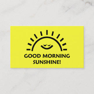 Gutenmorgen-Sonnenschein Visitenkarte