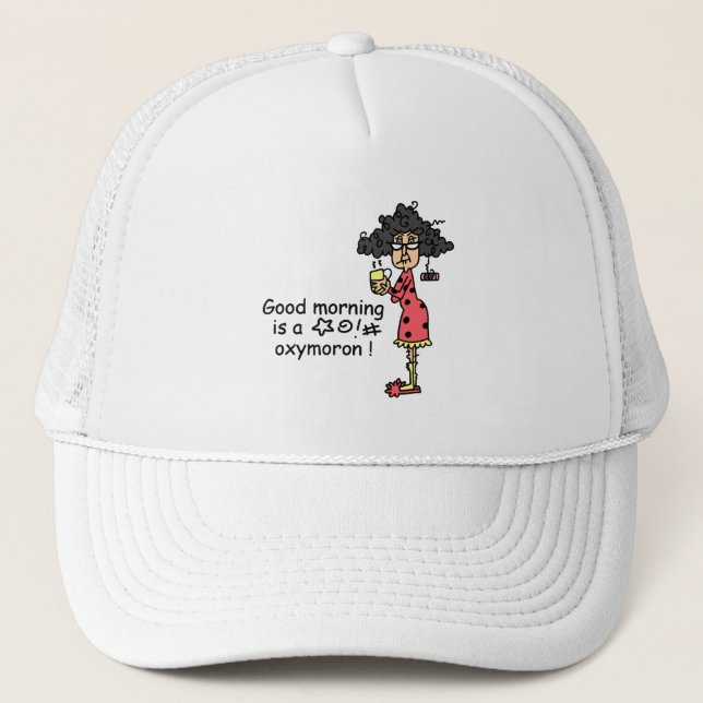 GutenmorgenOxymoron Truckerkappe (Vorderseite)