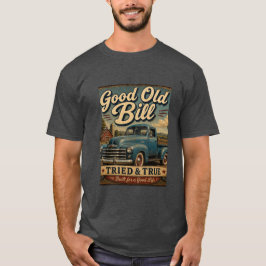 Guter alter Bill Lustiger Bill Vintage-LKW T-Shirt