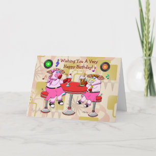 Guter altmodischer Geburtstag Karte