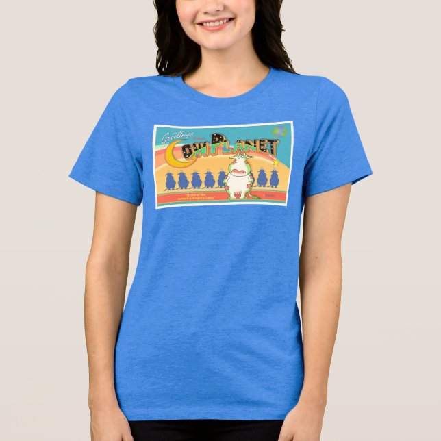 GÜTER AUS DEM KÜHLPLANETEN Boynton Tri-Blend Shirt (Vorderseite)