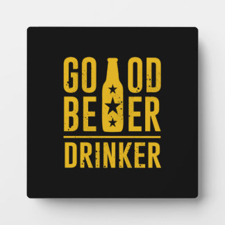 Guter Bier Drinker Fotoplatte