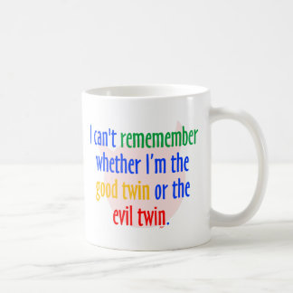 guter Doppel- oder Übel-Zwilling? Kaffeetasse