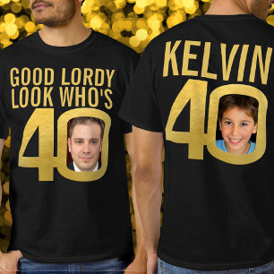 Guter Gott, schau wer 40 ist 40. Geburtstag zwei F T-Shirt