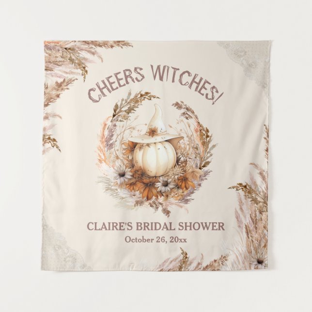 Guter Hexengebirge - Hintergrund des Brautparty Wandteppich (Vorderseite)