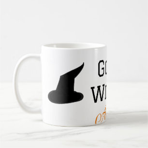Guter Hexenschwarzer Hut halloween hinzufügen Name Kaffeetasse
