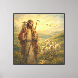 Guter Hirte Jesus Wanddekoration Leinwanddruck