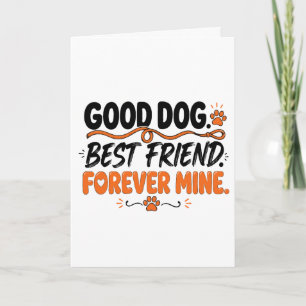 Guter Hund Bester Freund Für Immer Mein Süßer Hund Karte
