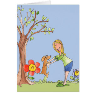 Guter Hund - leere Karte