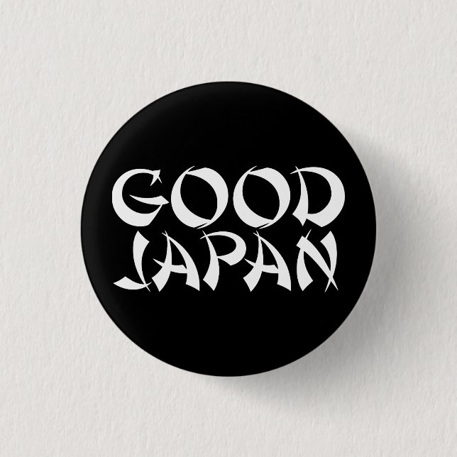 Guter Japan-Logo-Knopf Button (Vorderseite)
