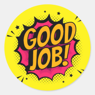 Guter Job Comic Pop Sticker