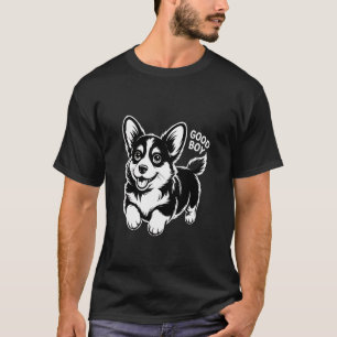 Guter Junge Corgi Süßer Hundeliebhaber Tierbesitze T-Shirt