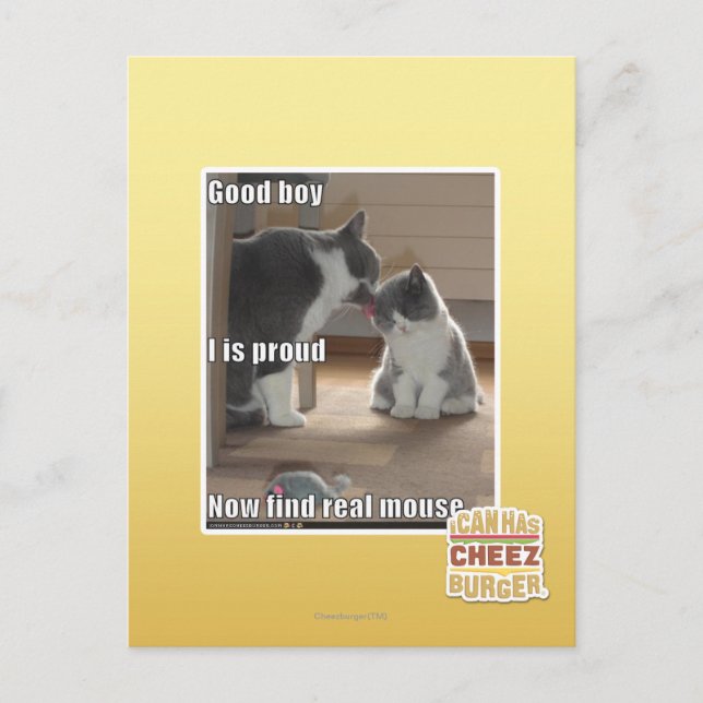 guter Junge Postkarte (Vorderseite)