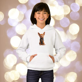 Guter Junge Weihnachtshunde Girl's Hoodie