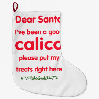 guter Kaliko Großer Weihnachtsstrumpf