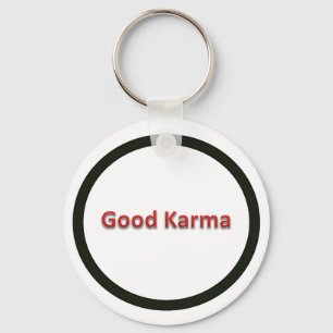 Guter Karma-Schlüsselanhänger Schlüsselanhänger