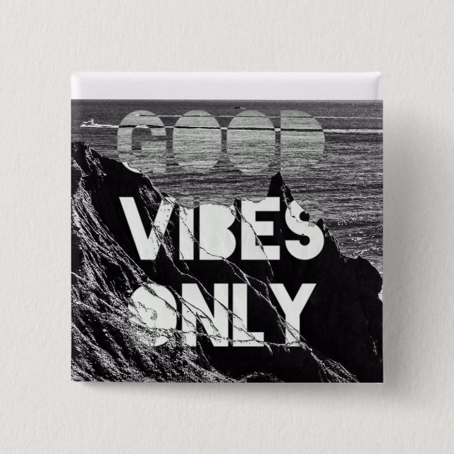 guter Knopf der Schwingungen nur Button (Vorderseite)