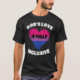 Güter Liebe Voll inklusiv Bisexuelle Bi Pride Stuf T-Shirt