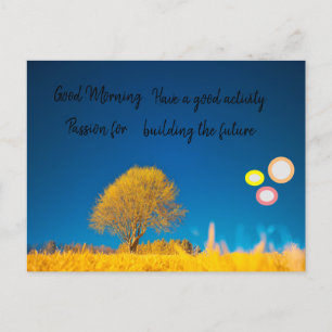 guter Morgen Feiertagspostkarte