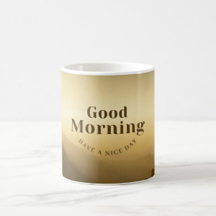 guter Morgen Kaffeetasse
