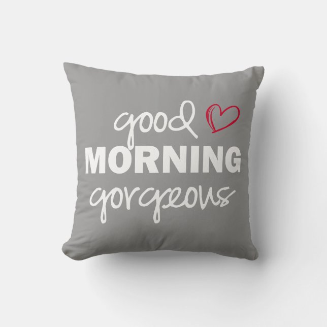 Guter Morgen wunderschönes Kissen (Vorderseite)